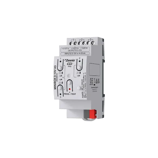 ماژول 3 کانال آنالوگ 10 ولت زنیو مدل ZIO3X010