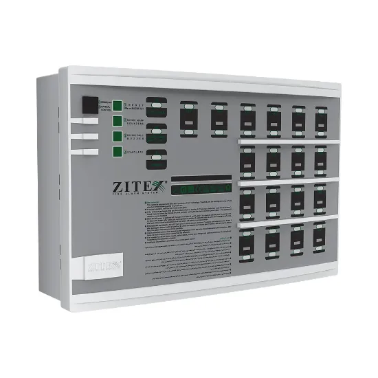 کنترل پانل اعلام حریق 12 زون کانونشنال زیتکس مدل ZX-1800-12