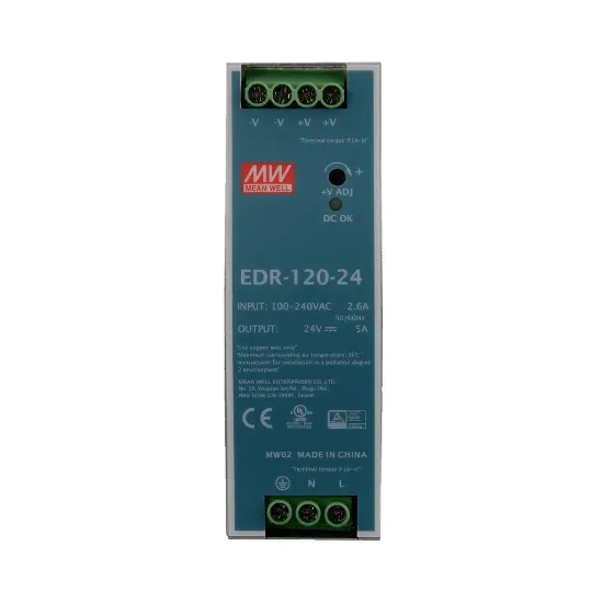 منبع تغذیه مینول سری EDR-120-24