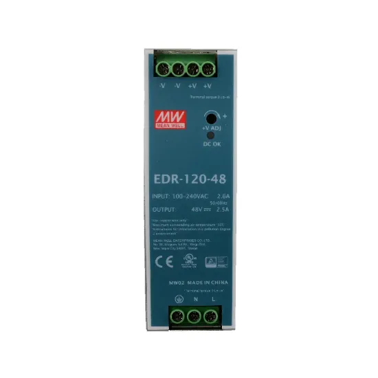 منبع تغذیه مینول سری EDR-120-48