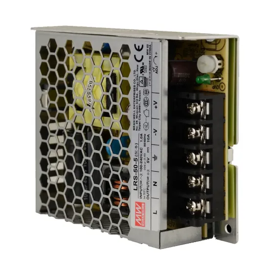 منبع تغذیه مینول سری LRS-50-5