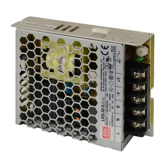 منبع تغذیه مینول سری LRS-50-5
