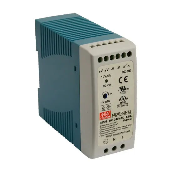 منبع تغذیه مینول سری MDR-60-12