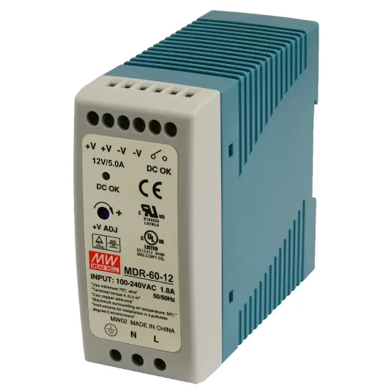 منبع تغذیه مینول سری MDR-60-12