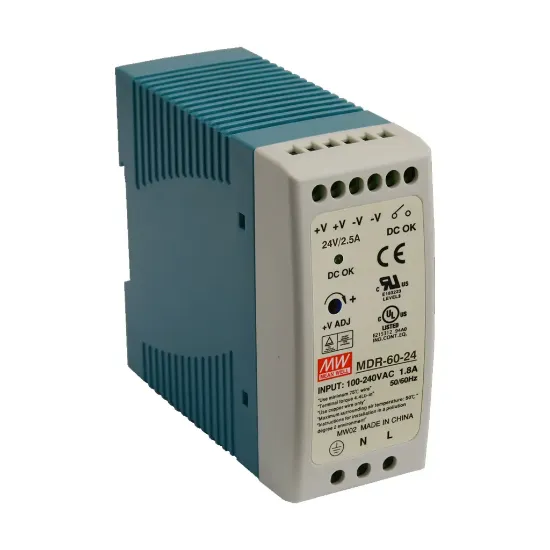 منبع تغذیه مینول سری MDR-60-24