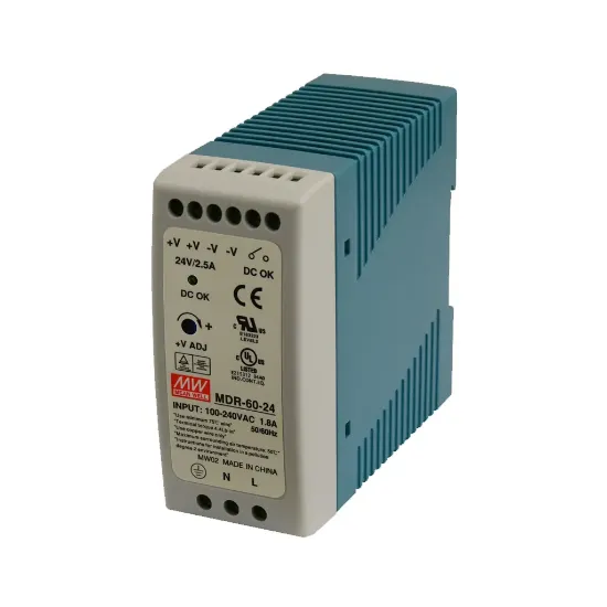 منبع تغذیه مینول سری MDR-60-24