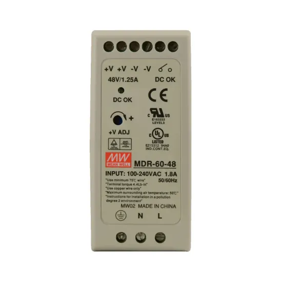 منبع تغذیه مینول سری MDR-60-48