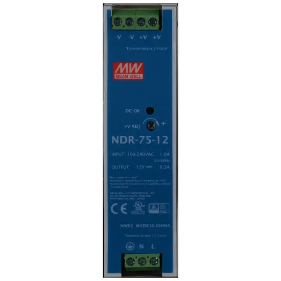 منبع تغذیه مینول سری NDR-75-12