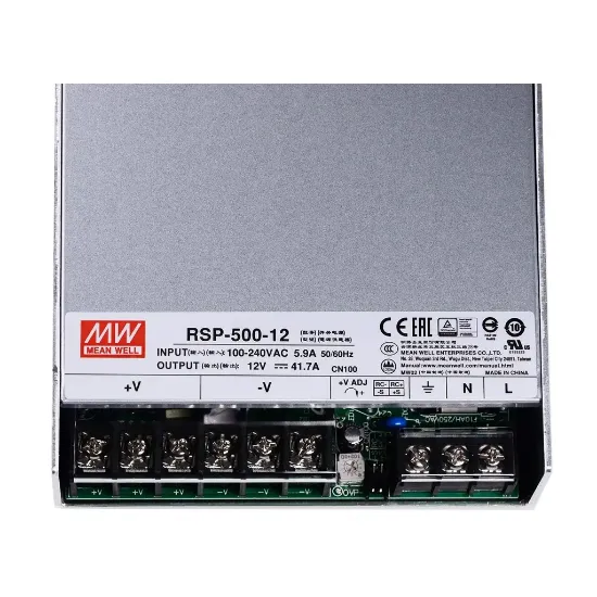 منبع تغذیه مینول سری RSP-500-12