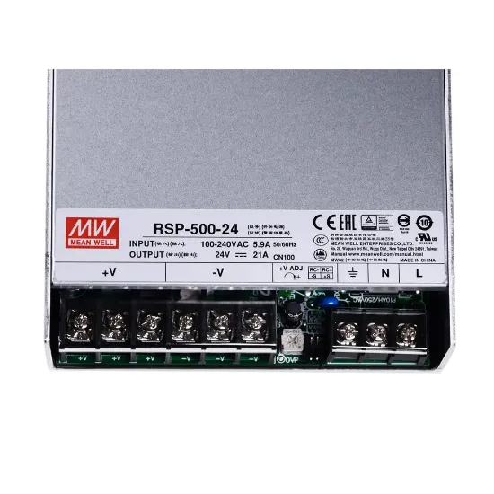 منبع تغذیه مینول سری RSP-500-24