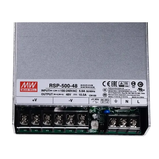 منبع تغذیه مینول سری RSP-500-48