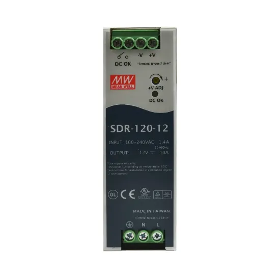 منبع تغذیه مینول سری SDR-120-12