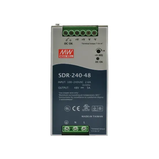 منبع تغذیه مینول سری SDR-240-48