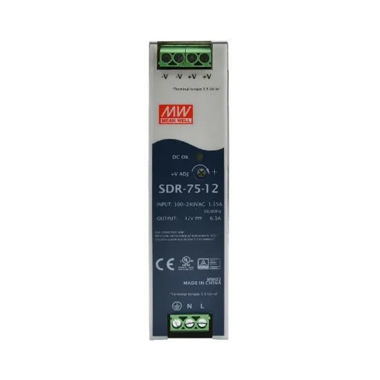 منبع تغذیه مینول سری SDR-75-12