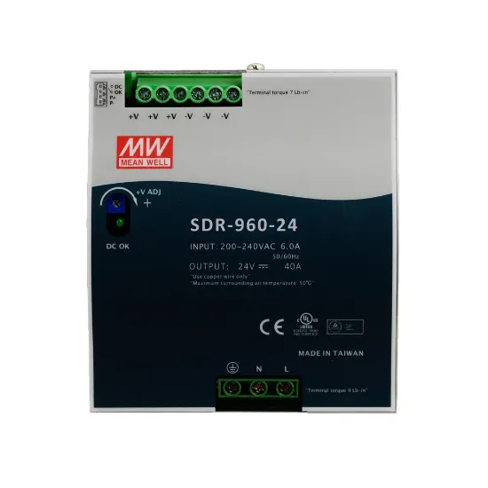 منبع تغذیه مینول سری SDR-960-24