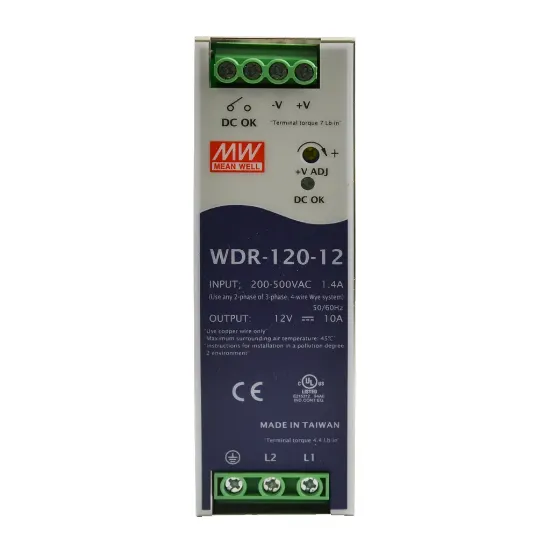 منبع تغذیه مینول سری WDR-120-12