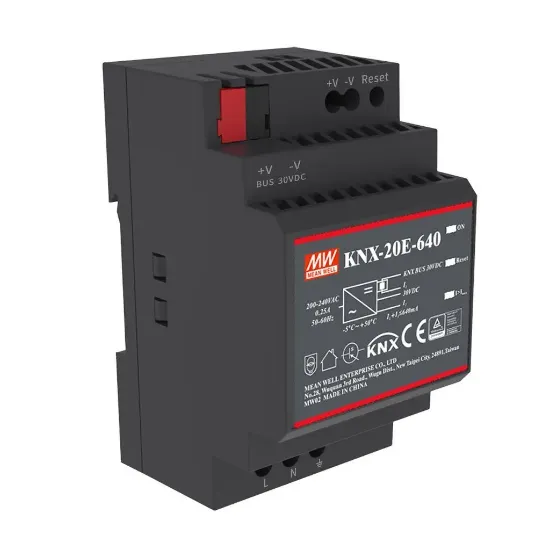 منبع تغذیه مینول سری KNX-20E-640