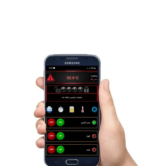کنترلر تک سنسور دما 4رله ترونیکس مدل TH41