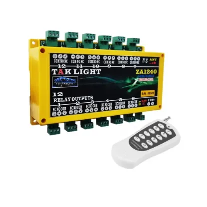 ریموت کنترل 12 کانال 30 آمپر ترونیکس مدل ZA1240