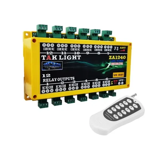 ریموت کنترل 12 کانال 30 آمپر ترونیکس مدل ZA1240