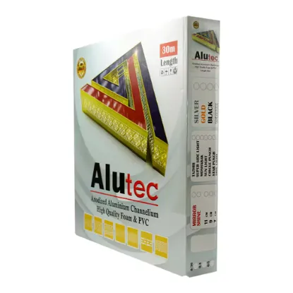 لبه چلنیوم مشکی 9 سانت آینه ای ساده آلوتک