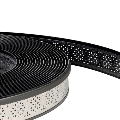 لبه چلنیوم مشکی 7 سانت آینه ای سنتی آلوتک