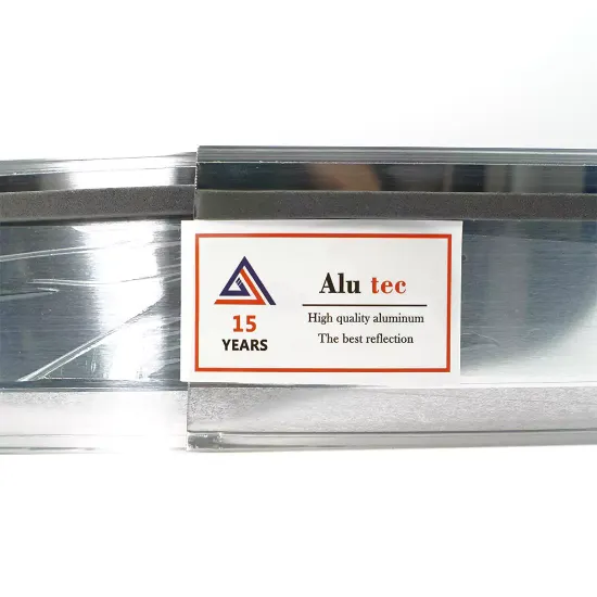 لبه چلنیوم نقره ای 7 سانت براق ساده آلوتک