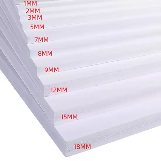 ورق فومیزه پی وی سی 8 میلی