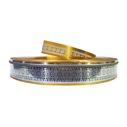 لبه چلنیوم طلایی 9 سانت براق پانچ فلاور لایت دایان