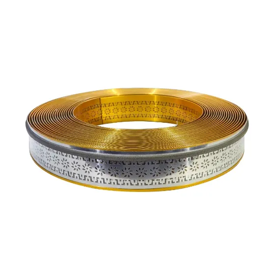 لبه چلنیوم طلایی 9 سانت براق پانچ فلاور لایت دایان