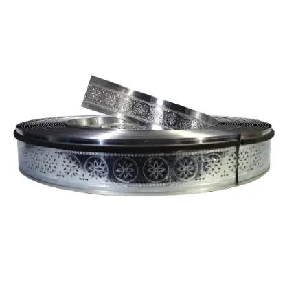 لبه چلنیوم نقره ای 9 سانت آینه ای پانچ سنتی دایان