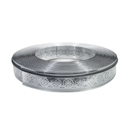 لبه چلنیوم نقره ای 7 سانت براق پانچ سنتی دایان