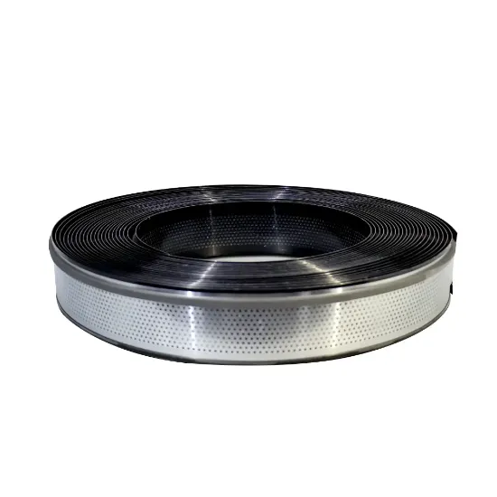 لبه چلنیوم مشکی 9 سانت آینه ای پانچ دایره دایان