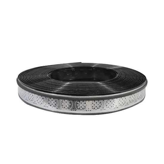 لبه چلنیوم مشکی 7 سانت آینه ای پانچ سنتی دایان