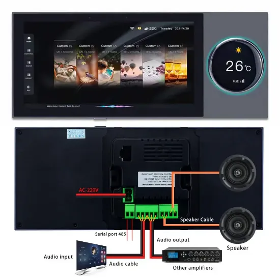 تاچ پنل صوتی SOS مدل JX6Tuya