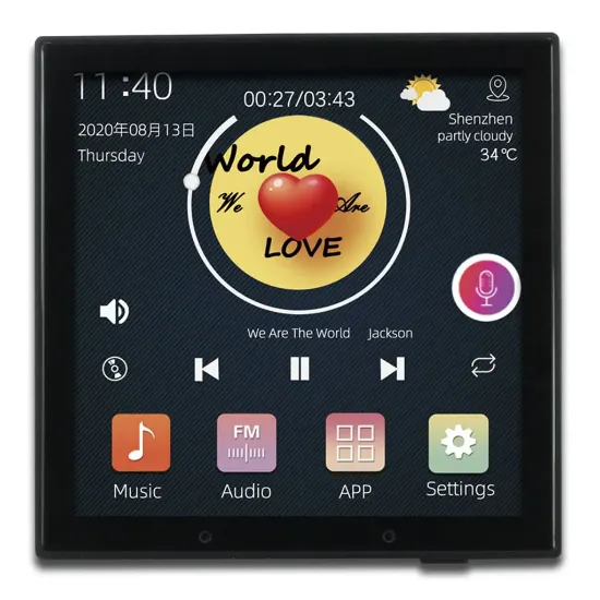 تاچ پنل صوتی SOS مدل JX807