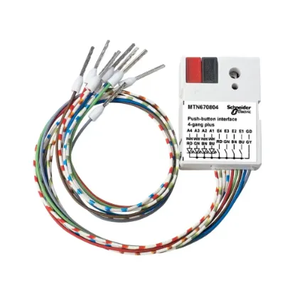 مبدل دیجیتال سنتی به هوشمند 4 کانال اشنایدر مدل MTN670804