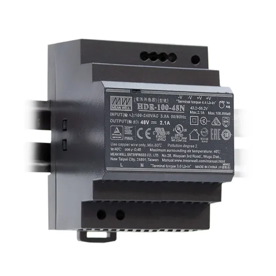 منبع تغذیه مینول سری HDR-100-48N