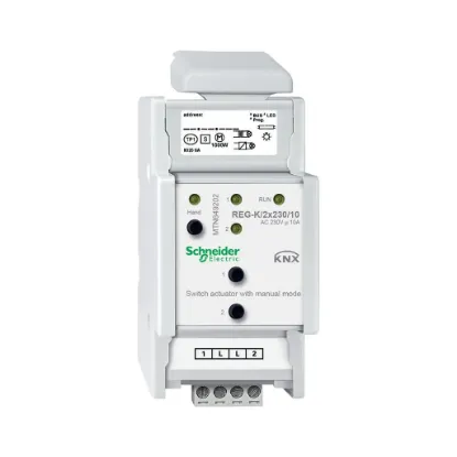 رله 2 کانال 10 آمپر اشنایدر کد MTN649202