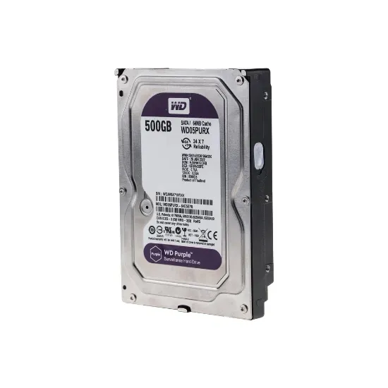 هارد اینترنال وسترن دیجیتال بنفش مدل WD05PURX ظرفیت 500 گیگابایت