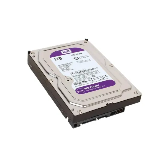 هارد اینترنال وسترن دیجیتال بنفش مدل WD10PURZ ظرفیت 1 ترابایت