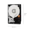 هارد اینترنال وسترن دیجیتال بنفش مدل WD10PURZ ظرفیت 1 ترابایت