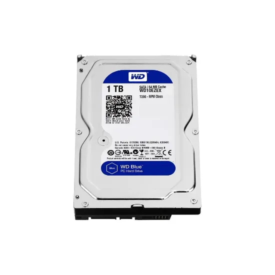 هارد اینترنال وسترن دیجیتال آبی مدل WD10EZEX ظرفیت 1 ترابایت