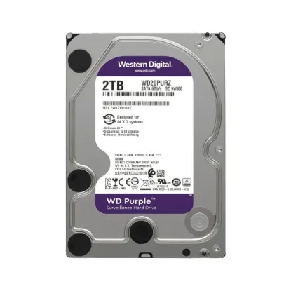 هارد اینترنال وسترن دیجیتال بنفش مدل WD20PURZ ظرفیت 2 ترابایت