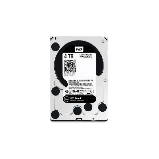هارد اینترنال وسترن دیجیتال مشکی مدل WD4003FZEX ظرفیت 4 ترابایت