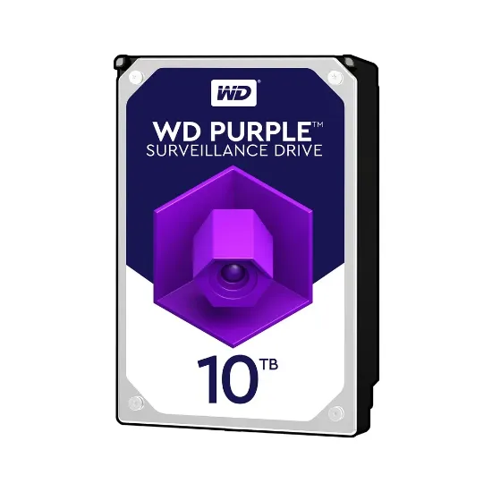 هارد اینترنال وسترن دیجیتال بنفش مدل WD100PURZظرفیت 10 ترابایت