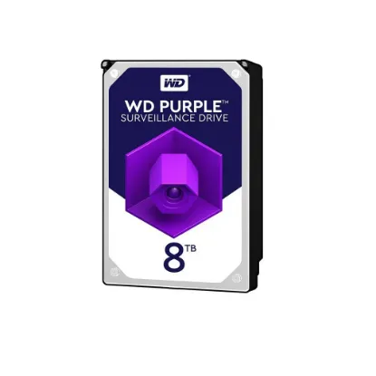 هارد اینترنال وسترن دیجیتال بنفش مدل WD80PURZ ظرفیت 8 ترابایت