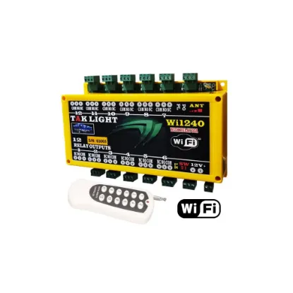 کنترلر وای فای 12 رله مدل WI1240