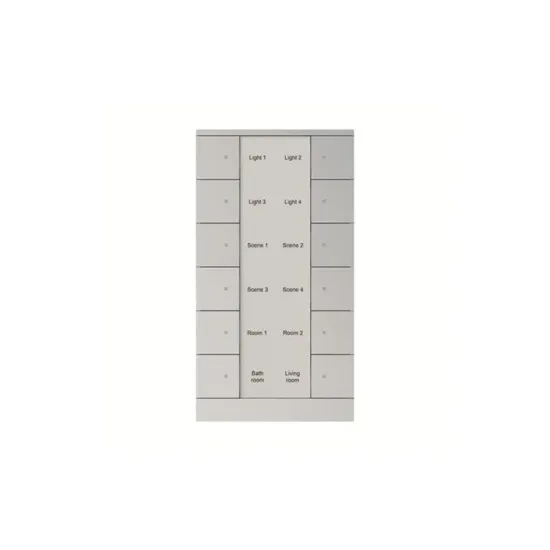 کلید هوشمند دوازده پل ساده Tenton ABB رنگ نقره ای کد SB/U12.0.1-83