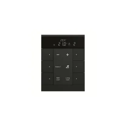 ترموستات هوشمند شش پل Slave Tenton ABB رنگ مشکی کد SBS/U6.0.1-885